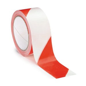 Ruban de signalisation rouge/blanc ECAP